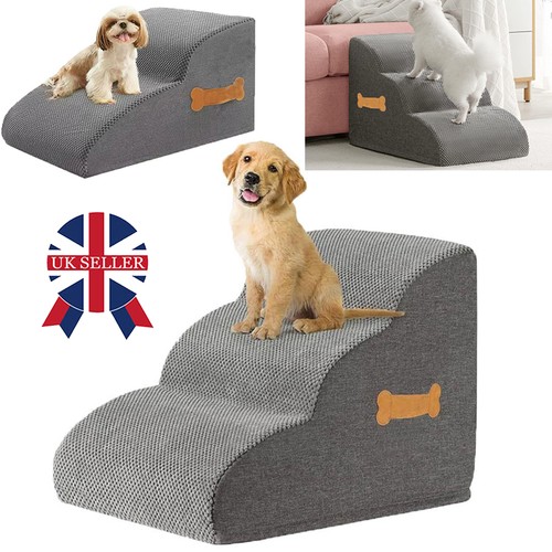 Grey dog stairs - pet, for