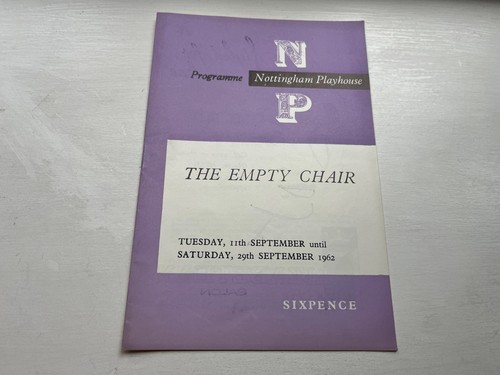 The empty chair 1962 theatre - the,