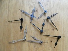 MIXED LOT 8 PAIRS OF VINTAGE MANTEL CLOCK HANDS c1930s  (Lot 1)