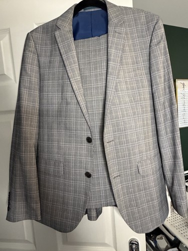 River island men grey check - river,