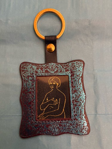 Leather key ring from royal - key,