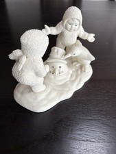 Snowbabies Melting Snowman and Penguin Ornament by Dept 56