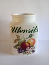 Johnson Brothers Regal Fresh Fruit 17cm Utensils Jar in Good Overall Condition.