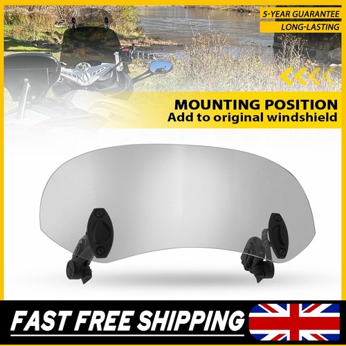Motorcycle smoked windshield - smoked,