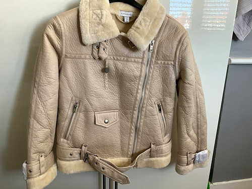 Topshop petite beige faux - petite,
