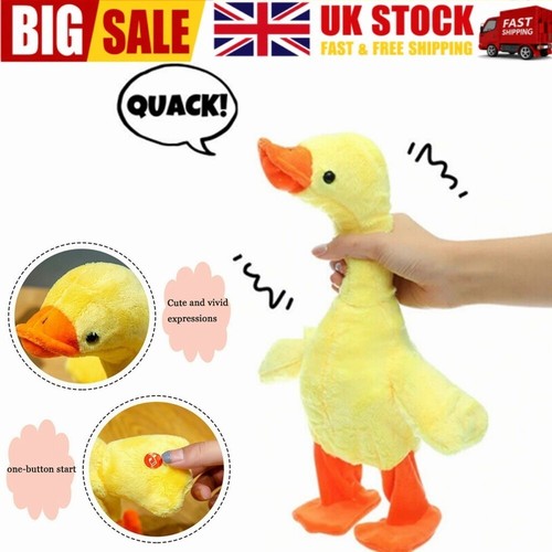 Talking plush duck toy - talking,