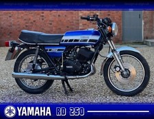 YAMAHA RD 250  #s1528 SIGN 8 X