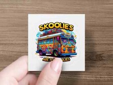 Vibrant Skoolie Bus Sticker