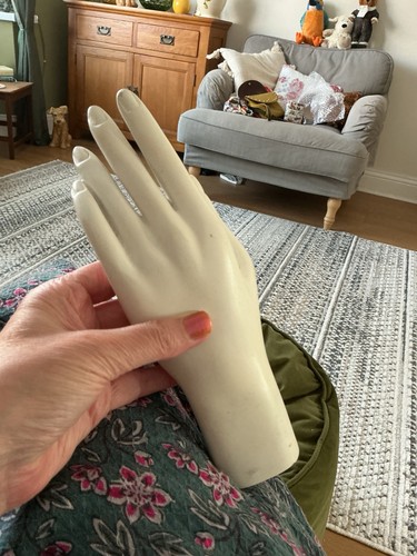 Vintage female mannequin left