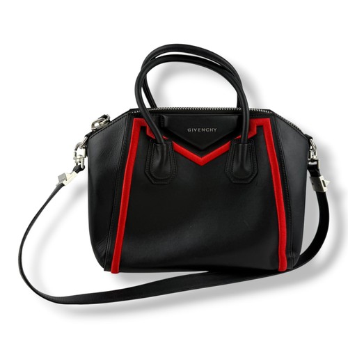 Givenchy black red calfskin - givenchy,