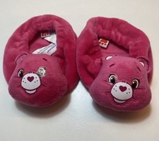 Build a Bear Pink Care Bears Slippers Footwear Cheer Shoes BABW VGC