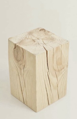 Pine side table zara home - pine,
