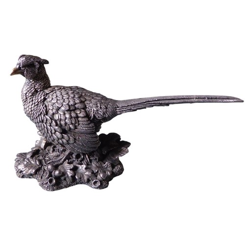 Pheasant sterling silver - pheasant, on
