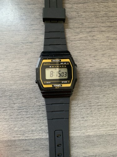 Vintage ricoh digital watch - vintage,