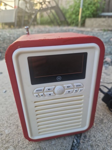 Retro look dab - radio, with