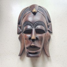 Hand Carved Wooden Face