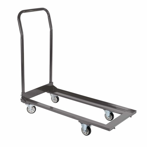 Gray steel folding chair - folding,