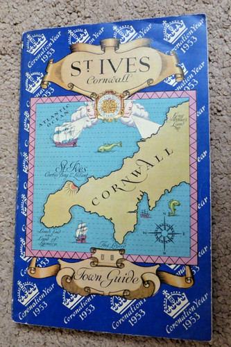Vintage ives cornwall town - ives,