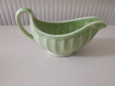 Rare Crown Ducal Small Green Mint Sauce Boat Jug - Art Deco Era