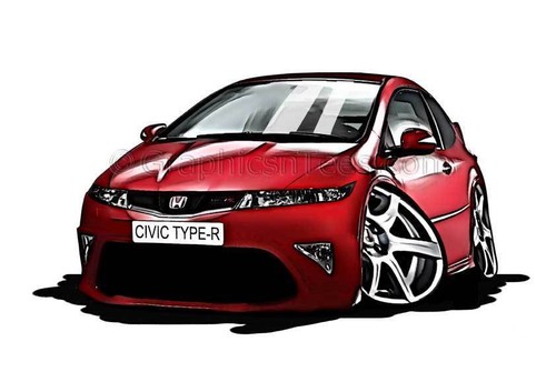 Honda civic type fn2 red - honda,