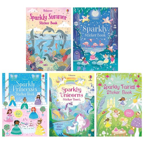 Usborne sparkly stickers - sparkly, 5