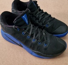 Nike Hyperdunk 2016 Low Black/Royal Blue trainers uk9/44 men’s Basketball