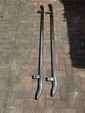 GENUINE VW ANGLED TRAPEZOID SIDE BARS T5 T6 TRANSPORTER CARAVELLE WITHOUT FITING