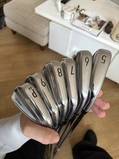 Titleist T200 / T100s Combo Set 5 - PW AMT White Stiff Shafts