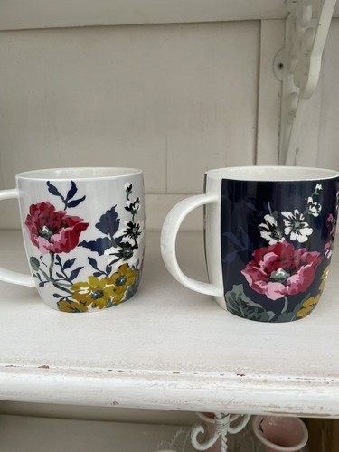 Joules floral mugs 2 - mugs,