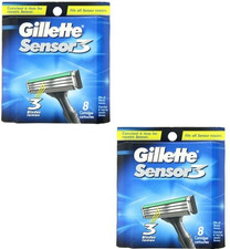 16 GILLETTE SENSOR 3 RAZOR