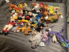 Vintage Disney Plushies,ty Beanies 