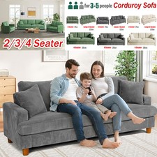 Modern 2/3/4 Seater Corduroy