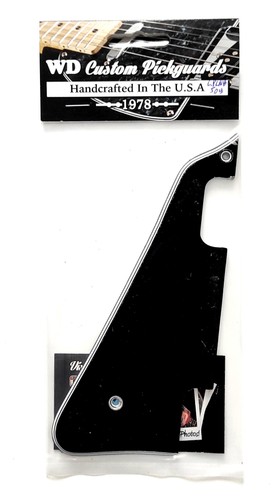 Left handed black pickguard - left,