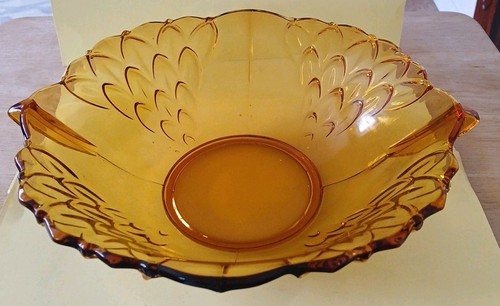 Vintage stolzle art deco amber - vintage,