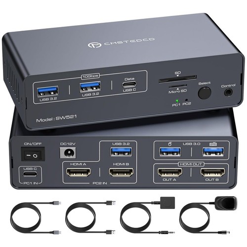 Kvm docking station usb 2 - kvm,