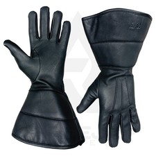 Gauntlet Leather Gloves for