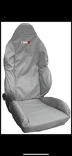 Seat cover finished grey - seat,
