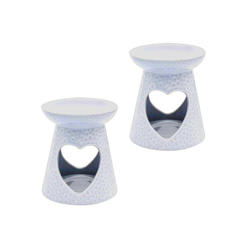 White heart tea - white,