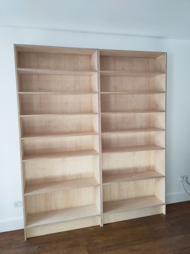 Birch plywood bookcase - plywood,