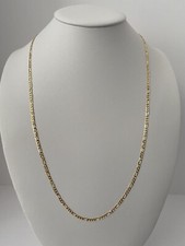 10k Yellow Gold Solid Figaro