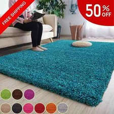 Large Rugs Shaggy Area Rug Soft Carpet Living Room Bedroom Hallway Runner Mat UK