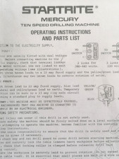 Startrite 10 speed drilling