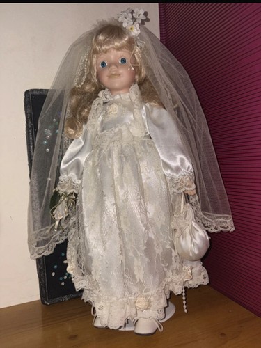 Vintage blonde bride china