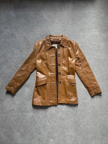 Vintage tan brown leather - vintage,