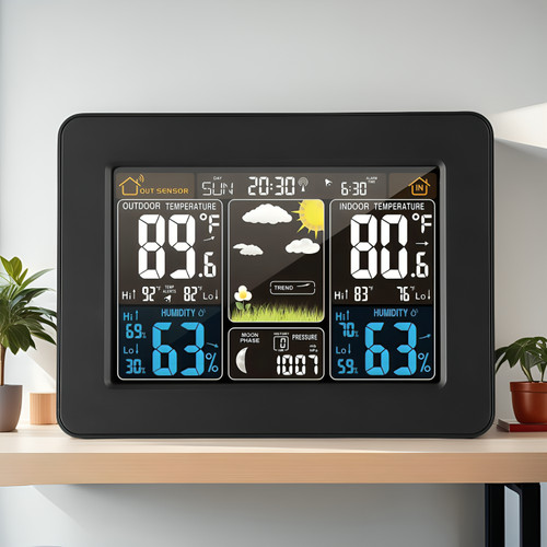 Weather station with - station, msf