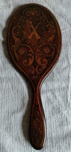 Antique poker work dressing - work,