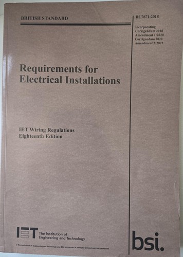 Iet wiring regulations 18th - iet,