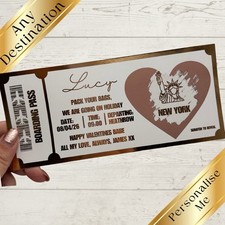 Personalised boarding pass - personalised,