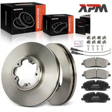 Brake discs brake pads front