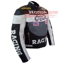 HONDA CBR GREY COWHIDE LEATHER